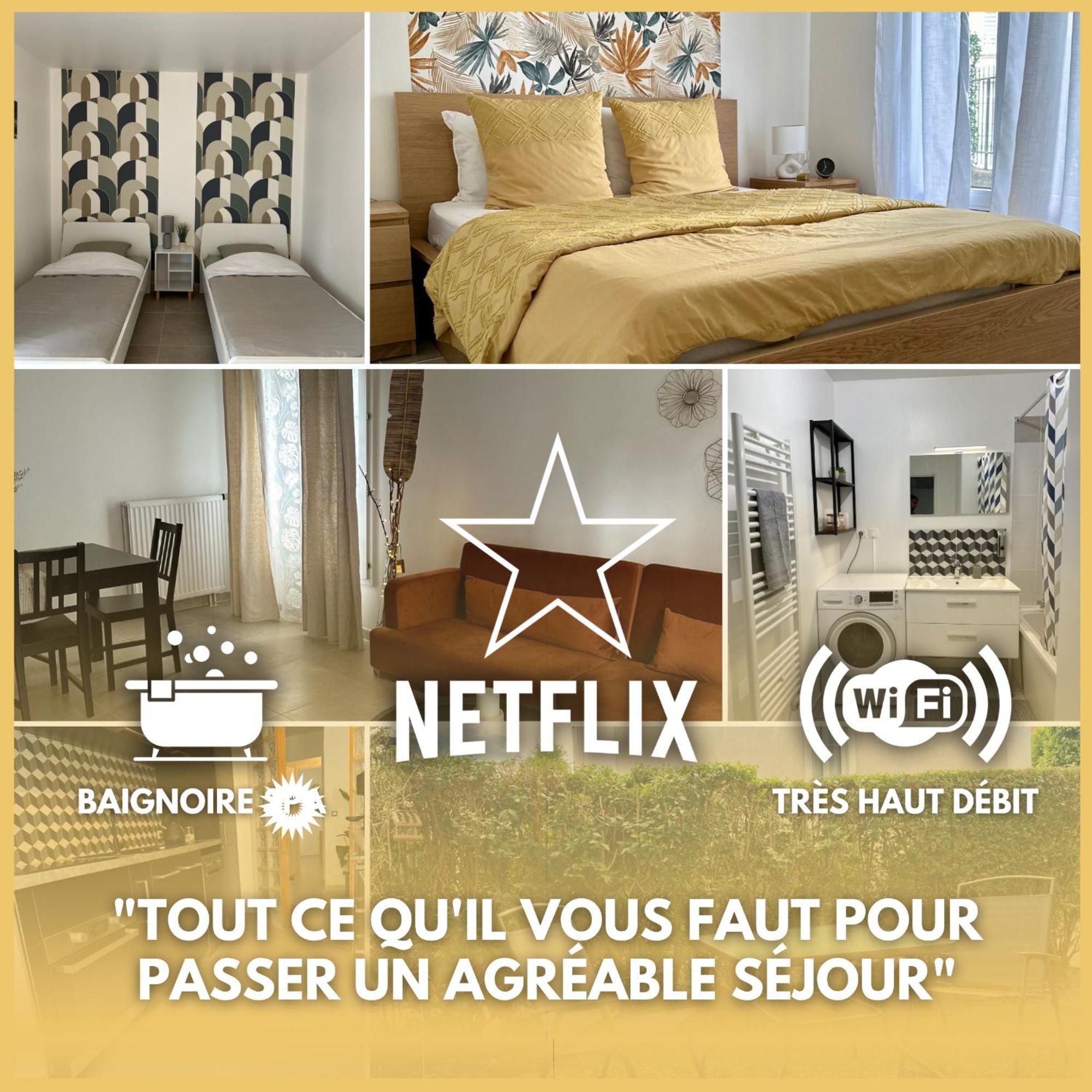 6Personne,10Mn De Disney,30Mn De Paris,Parking Bussy-Saint-Georges Eksteriør bilde